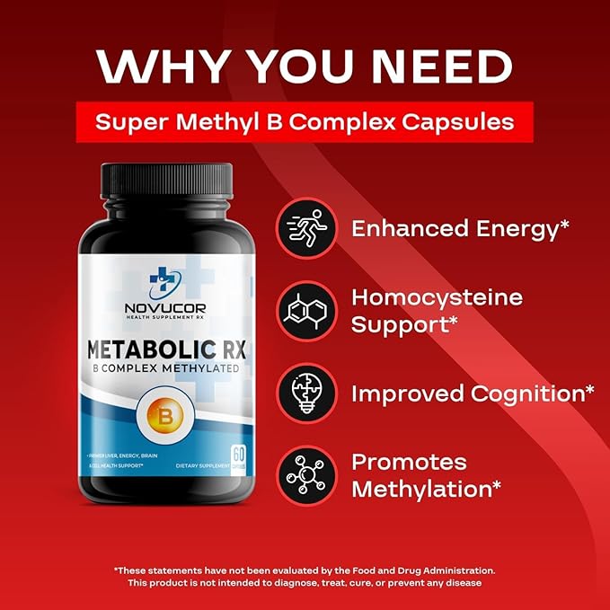 B Complex Methylated Metabolic Series 60 Capsules