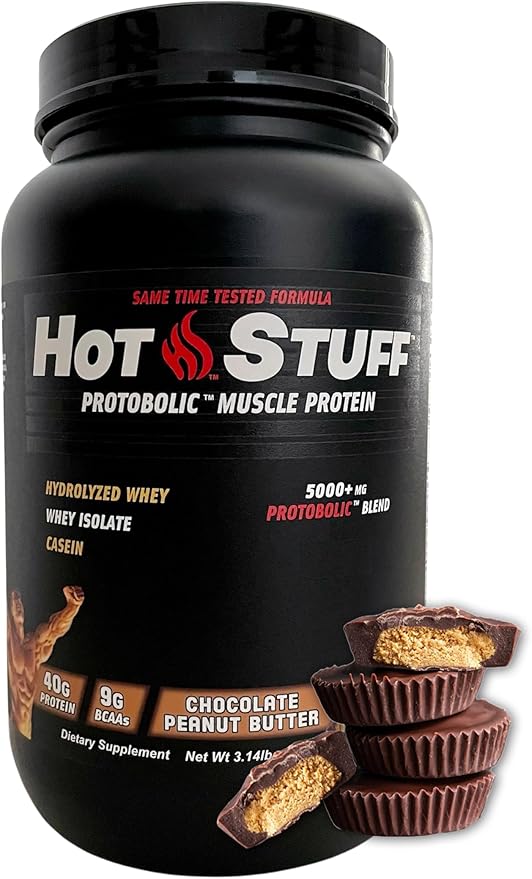 Hot Stuff Potentiating Protein 3.14 lb - Chocolate Peanut Butter.
