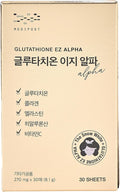 Glutathion EZ - Edible Flim Type Glutathione Collagen Elastin Hyaluronic Acid Vitamin C *As Advertised* - 270mg x 30 Films (8.1g)