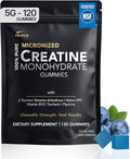 Creatine Monohydrate Gummies for Men &amp Women - Sugar Free &amp Vegan Advanced Formula W/L-Taurine + Vitamin B12 - for Muscle Strength Muscles Builder Recovery Energy Boost Pre-Workout Supplem
