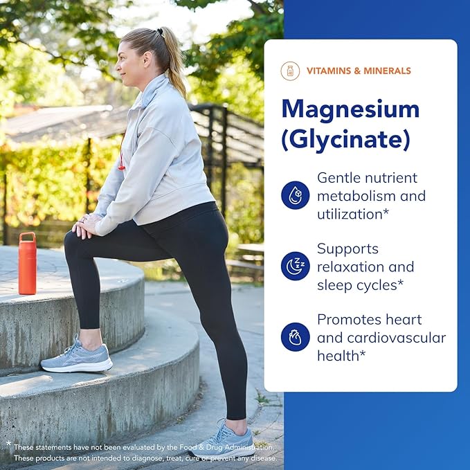 Pure Encapsulations Magnesium (Glycinate) Supplement (90 Capsules) &amp Vitamin D3 &amp K2 Supplement (120 Capsules) - Supports Cardiovascular Musculoskeletal &amp Neurocognitive Health - Gluten-F