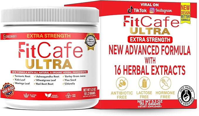 FitCare Ultra Extra Strength Organic Herbal Supplement with Turmeric Ashwagandha Moringa (1)