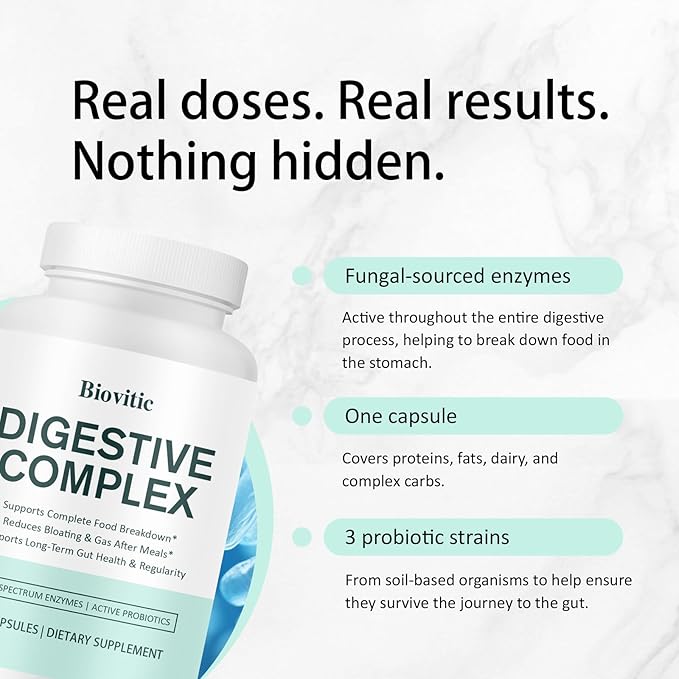 Morvyn Biovitic Digestive Complex 60 Capsules (1Pc)
