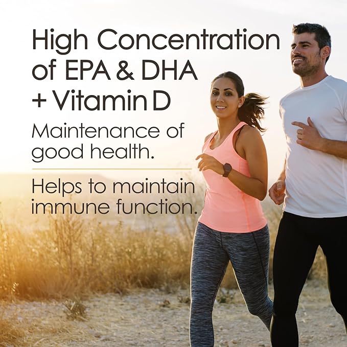Triple Strength Omega 3 Fish Oil Supplements (2980mg) Wild Caught Fishoil High EPA &amp DHA Liquid Fish Oil Omega 3 with Vitamin D 2000mg EPA and 650mg DHA 7.60floz (225ml) Lemon Flavor