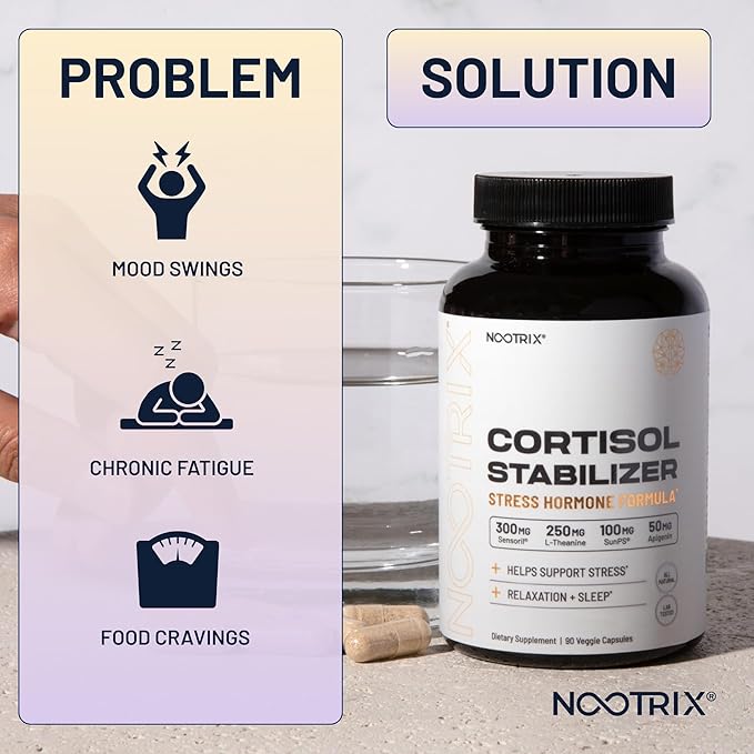 Nootrix Cortisol Stabilizer and Manager &amp Gut Health Support