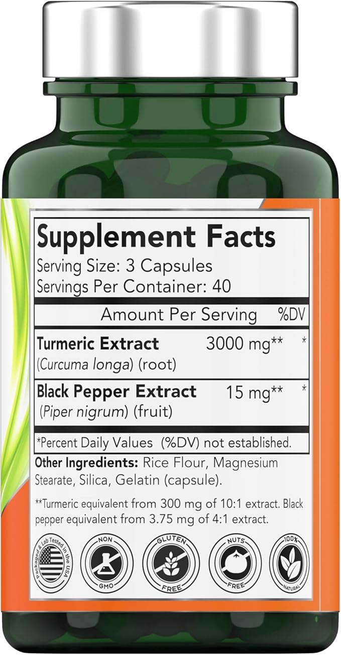 Boswellia Serrata &amp Turmeric Curcumin with Black Pepper
