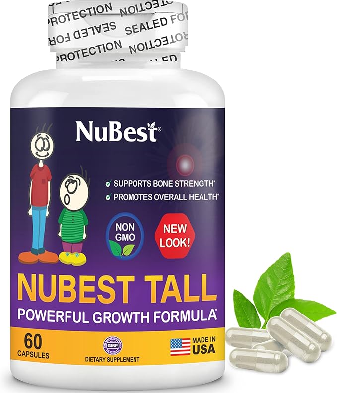 NuBest Bundle Tall 3 Extra Height Growth Tall 10 Tall 10 Tall Kids 90 Chewable Tablets | Growth Support for Kids &amp Teens