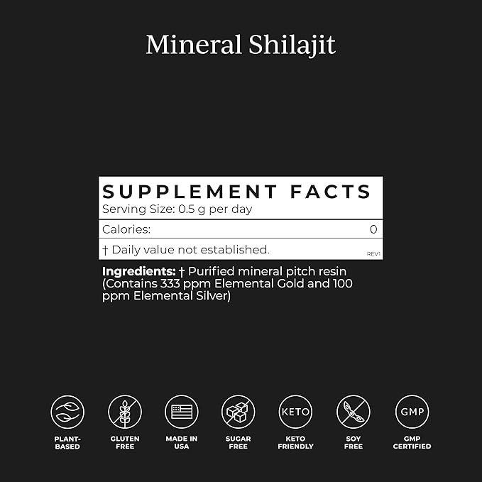 CYMBIOTIKA Liposomal Magnesium L-Threonate &amp Pure Shilajit Resin Bundle Focus Memory Brain Support 84+ Trace Minerals Digestive &amp Immune Supplement