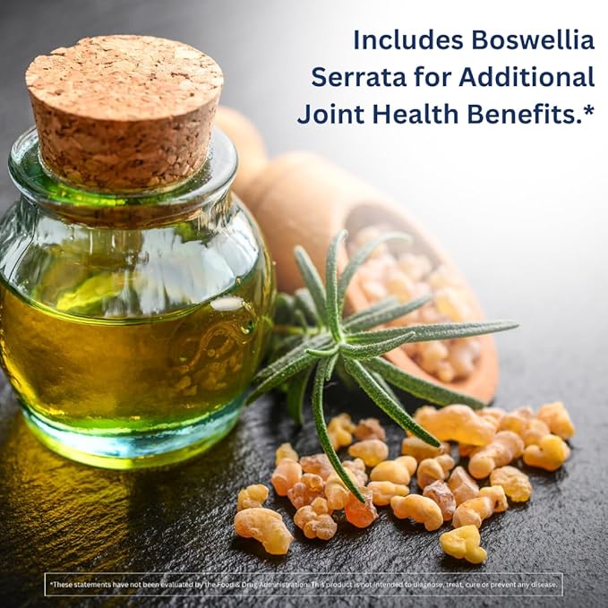 INVIGOFLEX® GS - Glucosamine Sulfate (Shellfish Free Sodium Free &amp Vegetarian Safe) Non GMO Gluten Free - with Boswellia Serrata - Knees Hands Back and Hip Premium Joint Supplement