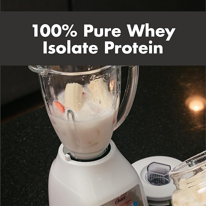NutraOne IsolateOne Whey Protein Isolate Powder 100% Pure Whey Isolate Powder (Vanilla Ice Cream - 2 lbs.)
