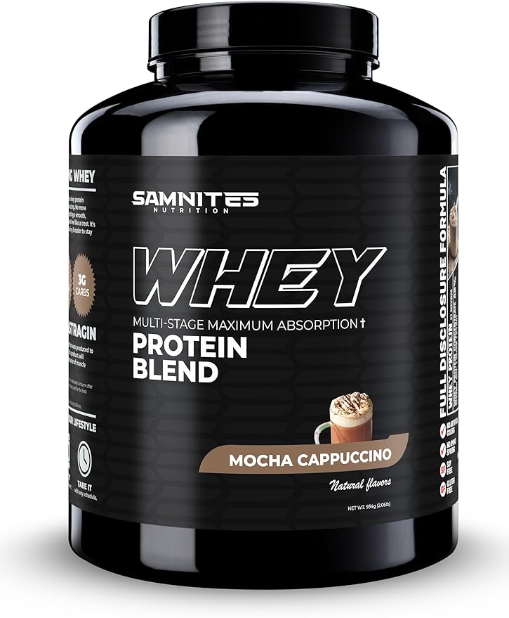 Whey Protein Blend Mocha Cappuccino Whey: Full-Disclosure Ultra-Delicious Premium Protein