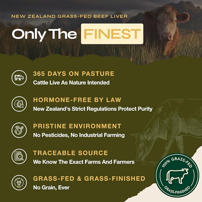 Primal Power Beef Liver Bar 1100mg - New Zealand Grass-Fed 211% DV B12 10g Protein Collagen - Zero Added Sugar No Seed Oils Gluten Free - Chocolate Peanut Butter (12 Pack)