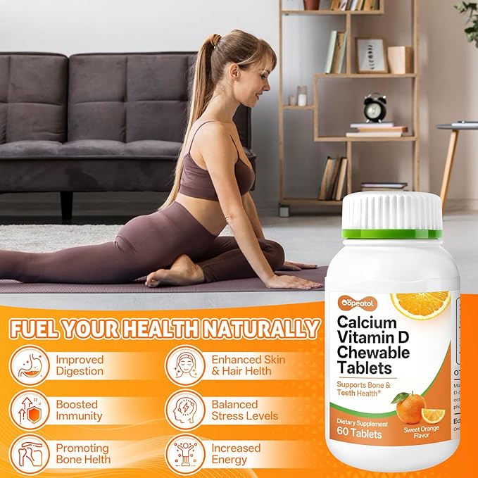 Iron Folic Acid &amp Calcium Vitamin D3 Magnesium Supplement | Supports Red Blood Cell Bone &amp Muscle Health | 60 Tablets Gentle Elemental Composition with 400mcg Folic Acid