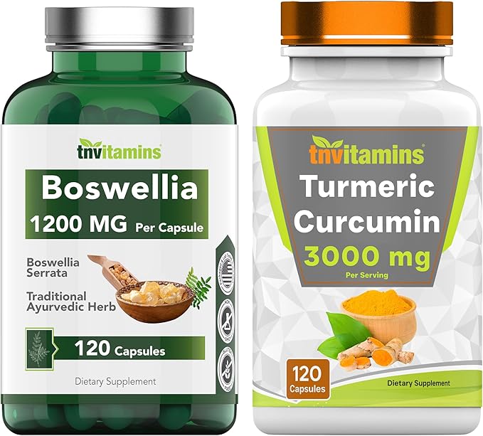 Boswellia Serrata &amp Turmeric Curcumin with Black Pepper