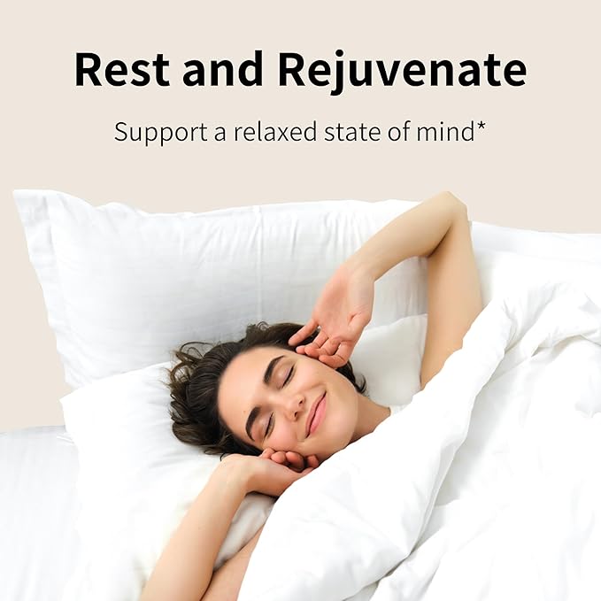 Nourished Natural Health Calm + Sleep – Relaxation &amp Melatonin-Free Sleep Supplement for Women Cortisol Support with Ashwagandha L-Theanine Magnesium &amp Valerian Root – Vegan &amp Non-GMO1