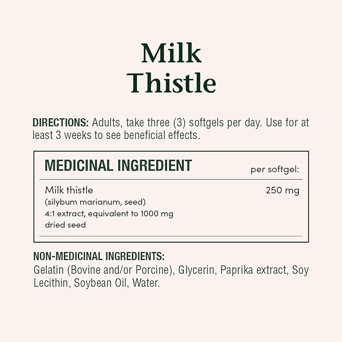 Nature's Bounty Milk Thistle Value Size 200 Softgels