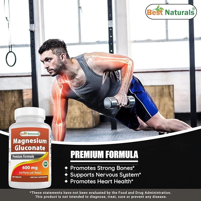 Magnesium Gluconate 600 mg &amp Vitamin B2 (Riboflavin) 400mg