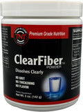 TOUGH-N-TONE ClearFiber Powder – Soluble Fiber with SunFiber® PHGG – Tasteless Odorless Non-Thickening – Supports Digestive &amp Heart Health – Prebiotic