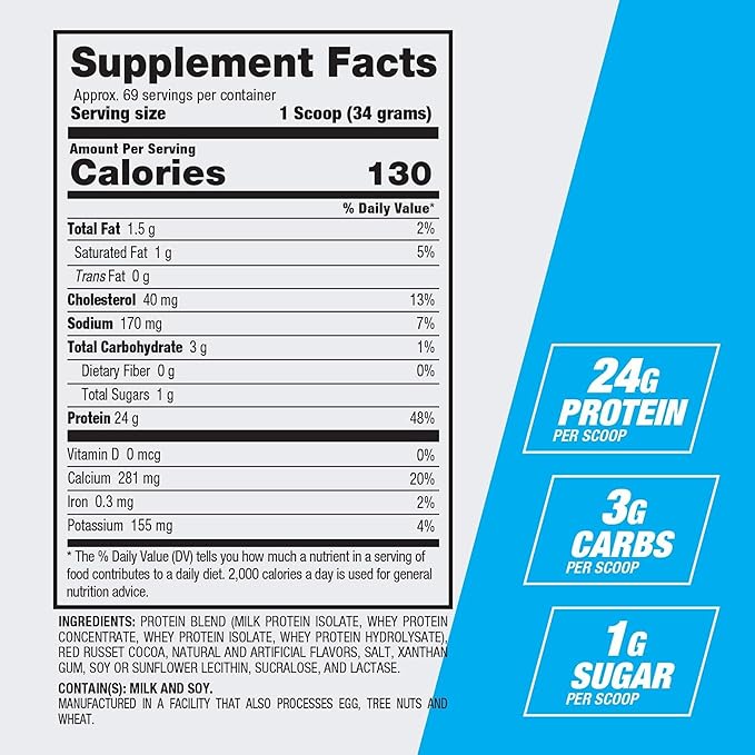 BPI Sports Best Protein – 100% Whey Protein Powder – Muscle Growth Recovery Meal Replacement – No Maltodextrin No Fillers Gluten Free – for Men &amp Women | Strawberries and Cream – 5.2 Pounds