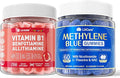 Vitamin B1 &amp Methylated Vitamin B Complex Gummies + Antioxidant &amp Brain Boost Methylene Blue Gummies for Humans
