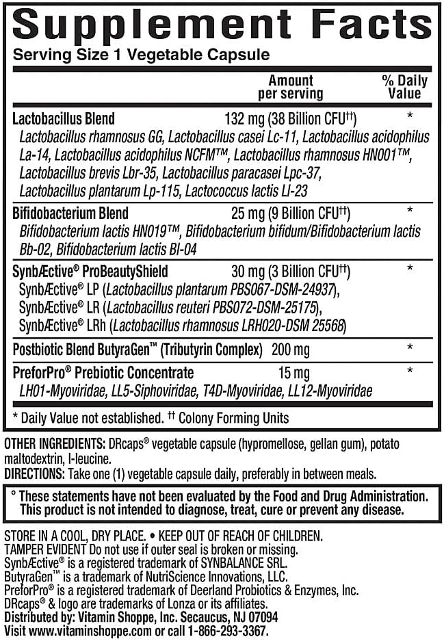 WomenaTMs Once Daily Probiotic a Digestive Health a 50 Billion CFU of Probiotics (30 Capsules)