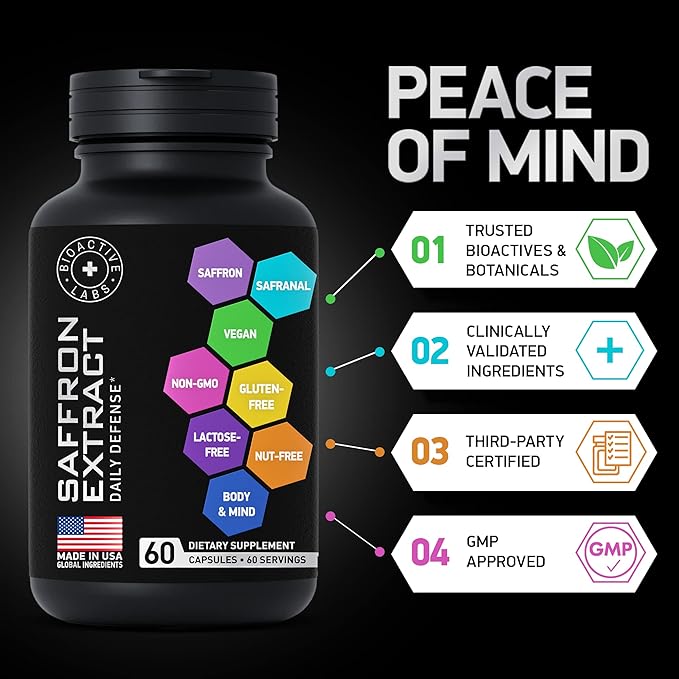 Bariatric Multivitamin with Iron and Optimized Saffron - Body and Mind Bundle