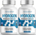 Hydrogen Tablets for Drinking Water | 8 PPM Molecular H2 Tablets with Magnesium | Supports Energy Metabolism &amp Brain Function | 240 Tablets Non-GMO Gluten Free