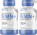 Nutri NMN Supplement 300mg NAD Supplement - (2 Pack) Ultra High Absorption Nicotinamide Mononucleotide 40% More NAD+ with Quercetin Phytosome &amp Black Pepper - 120 Capsules - 3rd Party Tested