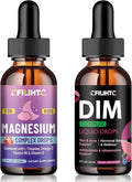 Kids Magnesium Liquid Drops &amp DIM Liquid Drops Supplement Women