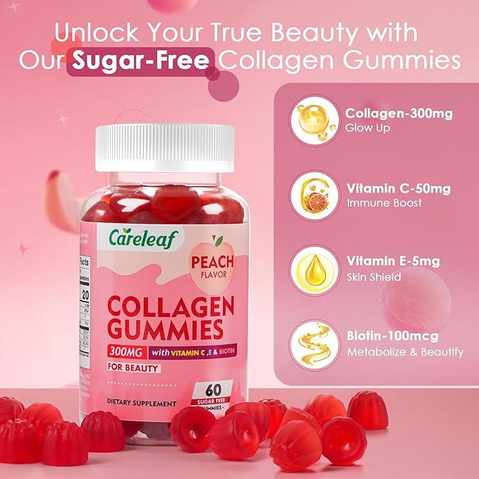 Vegan Ashwagandha Gummies Sugar Free Collagen Gummies