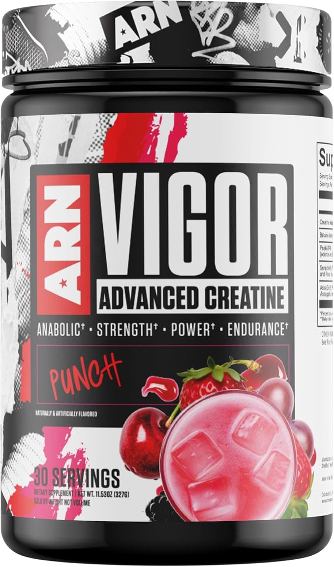 Arms Race Nutrition | ARN | Vigor Advanced Creatine Formula (30 Servings Punch)