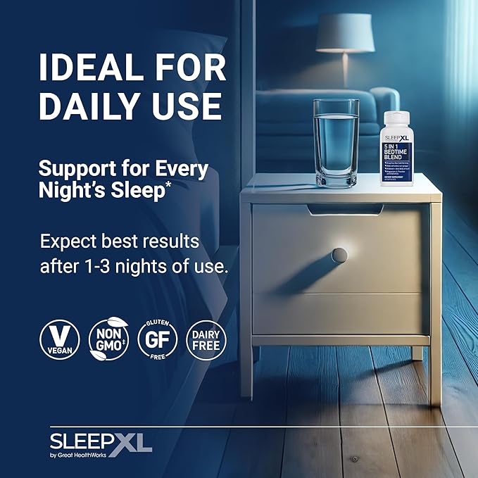 OmegaXL Joint Relief Supplement - Natural Muscle Support 60 Softgels (2 Pack) &amp SleepXL immediate-Release melatonin L-Theanine (Calming) Chamomile Magnesium &amp B6 (60 Vegan Capsules)
