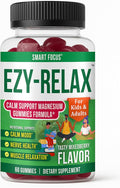 Ezy-Relax Magnesium Gummies for Kids Teen Vitamins – Magnesium Supplements for Men and Women – Calm Gummies for Relax Support – Kids Magnesium Childrens Vitamins – 60 Count