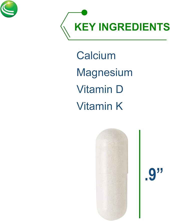 Nutra Biogenesis Osteogenesis - Bone Health Support for Women &amp Men with Vitamin D3 K2 Calcium Zinc Magnesium &amp Boron - 120 Veggie Capsules