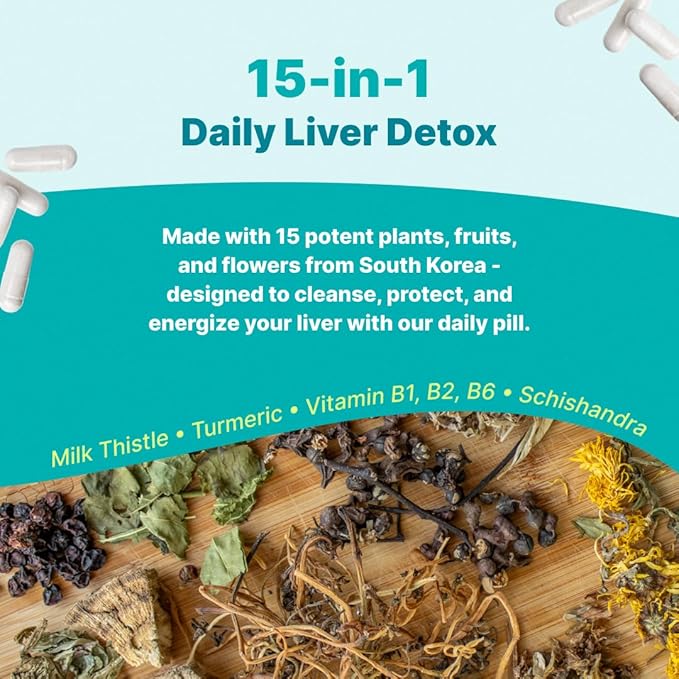 The Plug Liver Cleanse Detox &amp Repair Milk Thistle (Silymarin) Turmeric Dandelion Root &amp Vitamin B– Herbal Capsules for Liver Digestive &amp Immune Support – Non-GMO Gluten-Free Kosher –