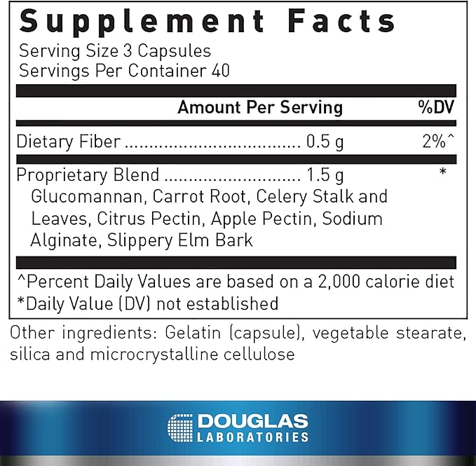 Douglas Laboratories Fiber-Plex | Grain-Free Fiber for Bowel Regularity | 120 Capsules