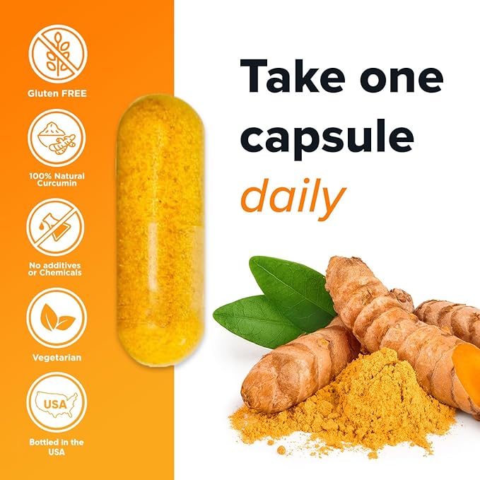 Theracurmin Turmeric Curcumin Supplement 120 Count High Absorption Turmeric &amp Curcumin - Joint Supplement for Men and Women - 42.6X More Bioavailablity