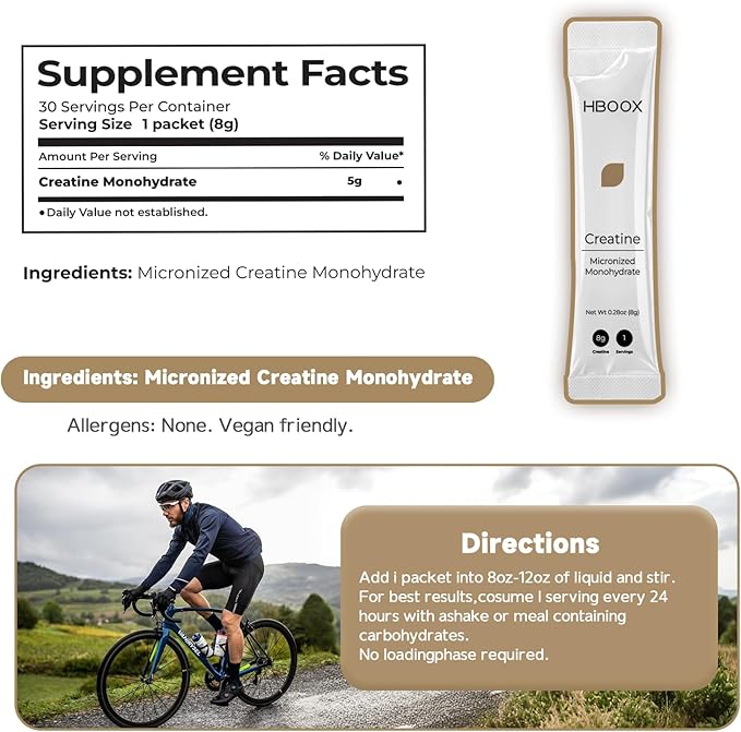 Micronized Creatine Monohydrate Powder Vegan and Keto Friendly 30 Servings with 8g per Serving Gluten Free Supplement for Women and Men