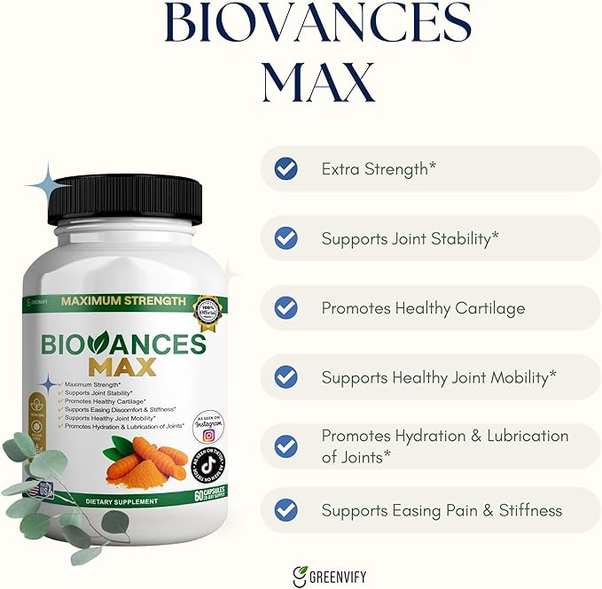 Bioances Max Joint Support Supplement Glucosamine (2)
