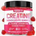 Creatine Gummies for Women &amp Men Strawberry Flavor Creatine Monohydrate Gummies for Exercise Fitness Training Work &amp Travel 120 Count Delicious Chewable Gummy Portable