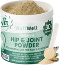 WuffWell Hip and Joint Powder Supplement for Dogs - Glucosamine Dog Joint Health - Joint Supplement for Dogs Powder - Supports Mobility - Dog Joint Powder Supplement - Large Medium Small Breeds