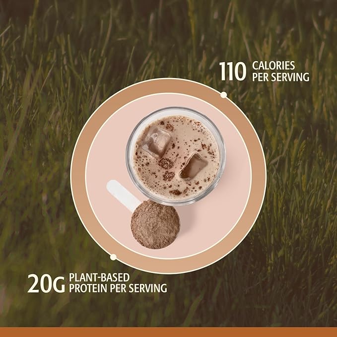 Women’s Plant Protein Powder Chocolate Pea Protein with KSM-66 Ashwagandha® Organic SRI-81™ Shatavari &amp Acti Veda™ (20g Protein)