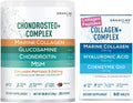 Granions Glucosamine Chondroitin MSM Powder and Collagen Complex CoQ10 - Joint Support Bundle