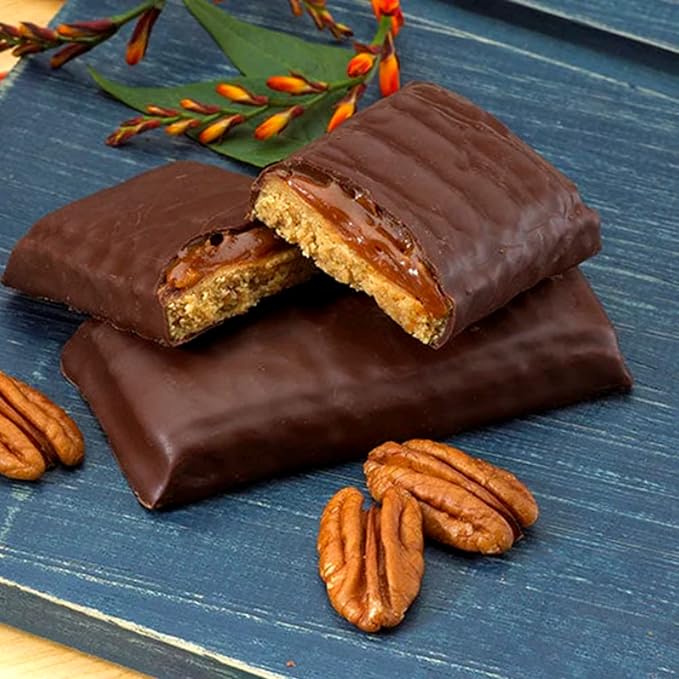 Nutmeg State Nutrition High Protein Bars 7 Servings Per Box (1 Box (7 Servings) Butter Pecan with Caramel)