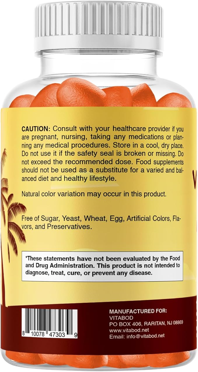 Sugar-Free Vitamin D3 50000 IU Weekly Gummies – 120 Count Bone Teeth and Immune Support – Non-GMO Easy-to-Chew Supplement