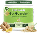 Feel Goods Gut Guardian Gut Health Powder Drink Mix - Probiotic Fiber Powder with Prebiotics &amp L Glutamine for Digestive Health Bloating Relief &amp Digestion Support - Zero Sugar &amp Organic