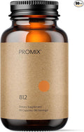 Promix Nutrition Vitamin B12 Supplement - 1000mcg as Methylcobalamin - Gut friendly - 90 count