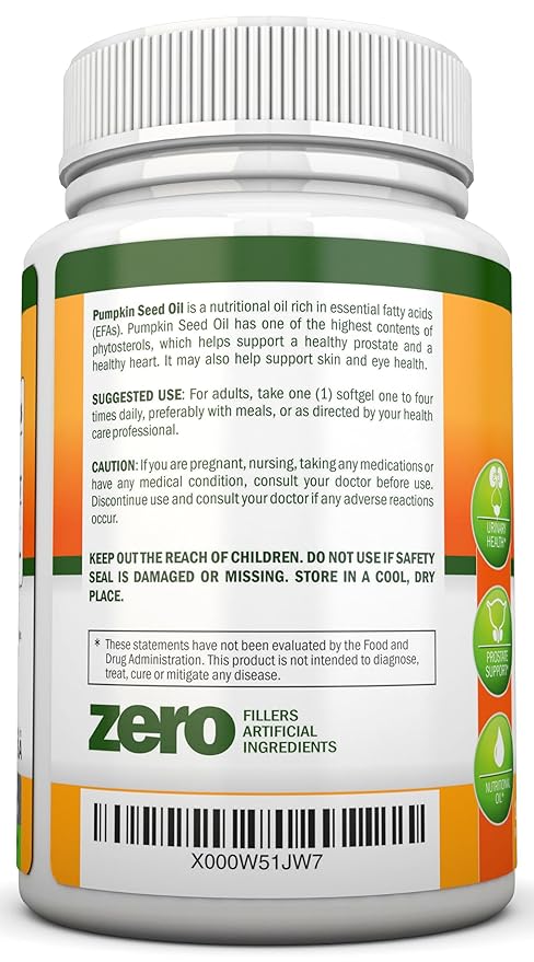 NutriONN Pumpkin Seed Oil Softgels Lycopene Capsules Combo - Targeted Support for Prostate &amp Urinary Health