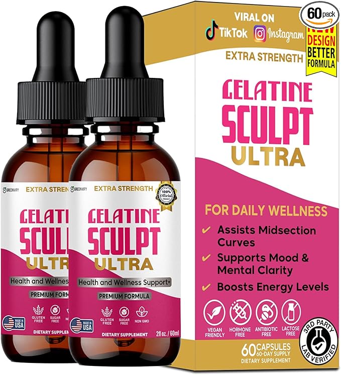 Gelatine Sculpt Ultra Health and Wellness Support 60 Servings