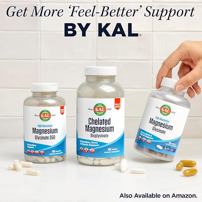 KAL Glucosamine Chondroitin MSM Joint Support Supplement for Women and Men 1500mg Glucosamine Sulfate 1200mg Chondroitin 1500mg MSM Rapid Disintegration 60-Day Guarantee 30 Servings 90 Tablets